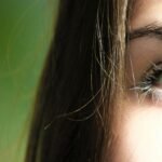 Selective Focus Half-face Closeup Photography of Female's Green Eyes