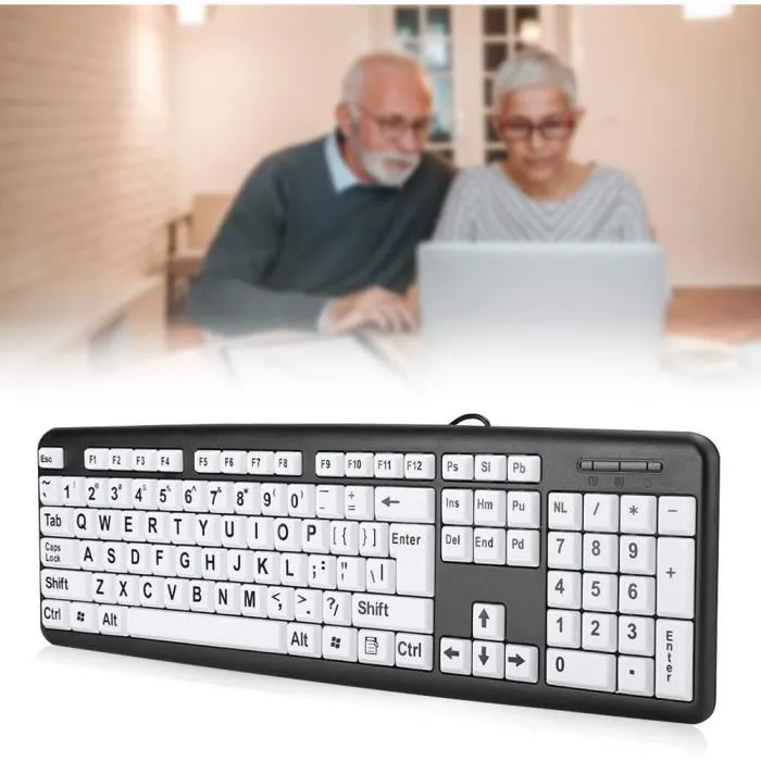 meilleur clavier malvoyant